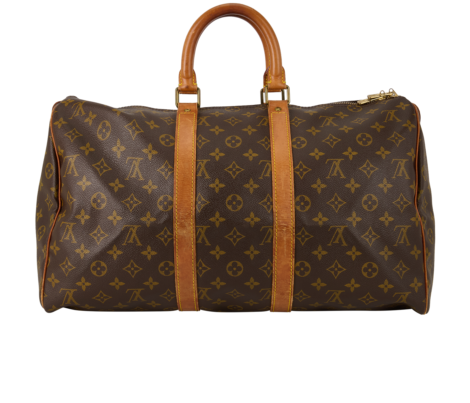Keepall 45, &pound;850, Handbags, Brown, Canvas, Back view